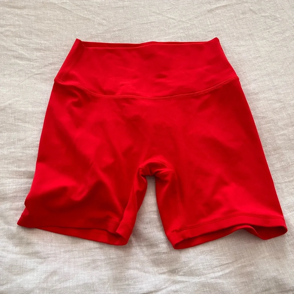 Paragon Fitwear Vibrant Red Bike Shorts - Picture 1 of 2